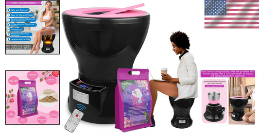 Comfortable Yoni Steam Chair with 20 Herbal Bags - Essential for Feminine Health