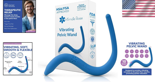 Vibrating Pelvic Wand for Pain Relief - Doctor-Designed Therapy for Men & Women