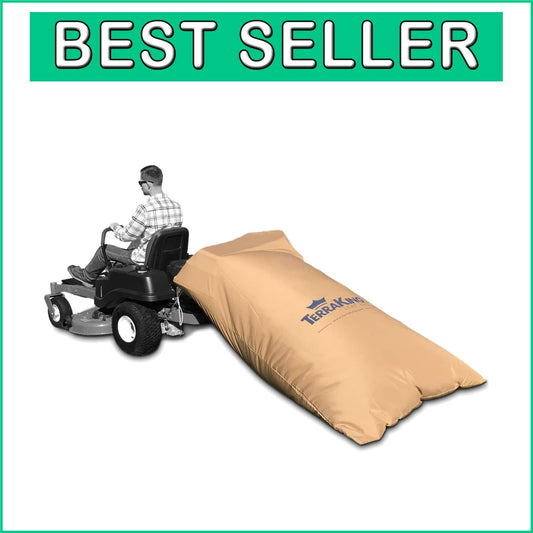 Durable XL Leaf Bag for Ride-On Lawnmowers - Quick Install & 54 Cu Ft Capacity
