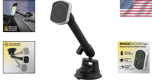 Stable 360-Degree Rotating Heavy Duty Phone Holder for Car & Truck Navigation