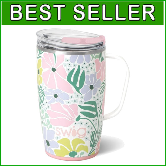 Charming 18oz Insulated Cup Holder Friendly Mug - Perfect for Every Occasion