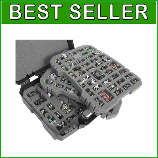 134+ Miniature Carrying Case – Perfect Travel Storage for D&D & Warhammer 40k