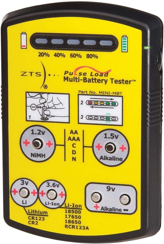 Innovative Mini Battery Tester - Pulse Load Technology for Accurate Readings