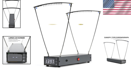 All-Purpose Shooting Chronograph for Projectiles - Accurate Range up to 2000 m/s