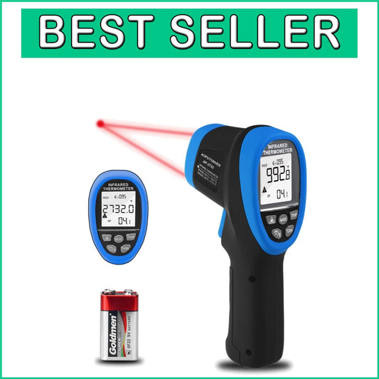 30:1 Distance Spot Ratio Laser Thermometer Gun -58℉ to 2732℉ Temperature Range
