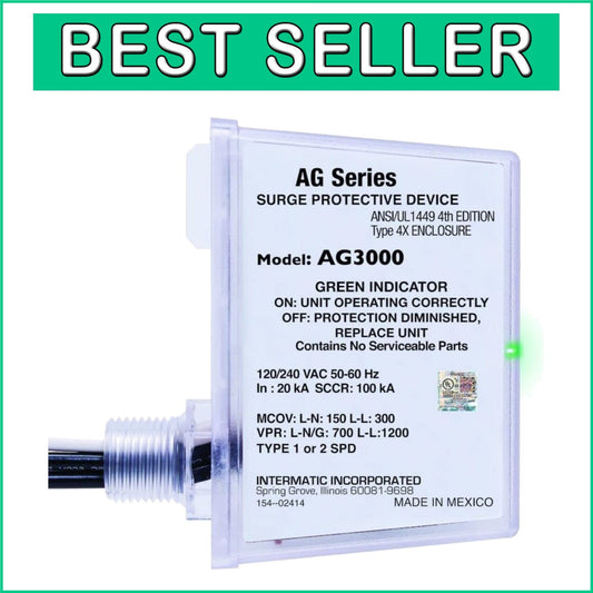 Durable 120/240 VAC Surge Protector for HVAC – Easy Installation & Long-Lasting