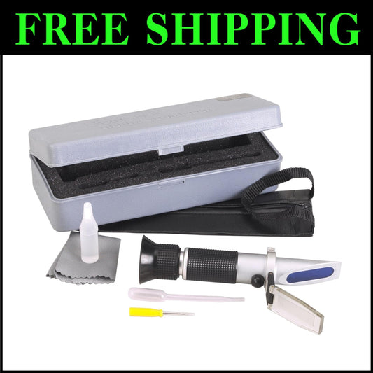 Precision Coolant and Battery Refractometer - Accurate Testing for Vehicles