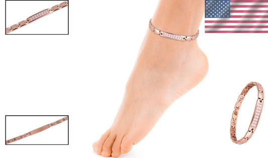 Adjustable Titanium Magnetic Bracelet for Women - Elegant Hypoallergenic Design