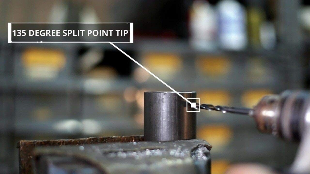 1-1/2" HSS Drill Bit with 1/2" Shank - Ideal for Stainless Steel Drilling