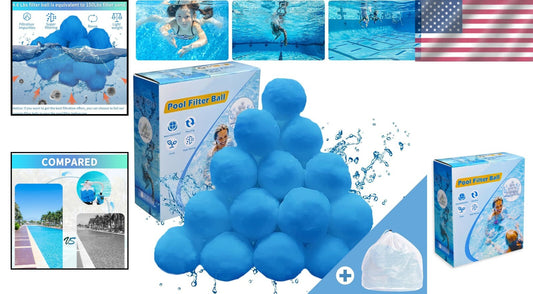Efficient 4.6 lbs Pool Filter Ball – Superior Filtration for Above Ground Pools