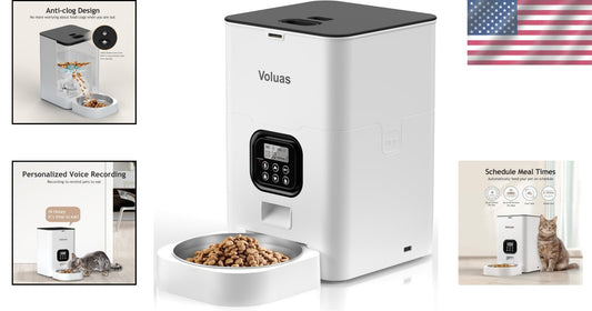 Automatic Pet Feeder - 4L Capacity with Timed Meals and Voice Call Function