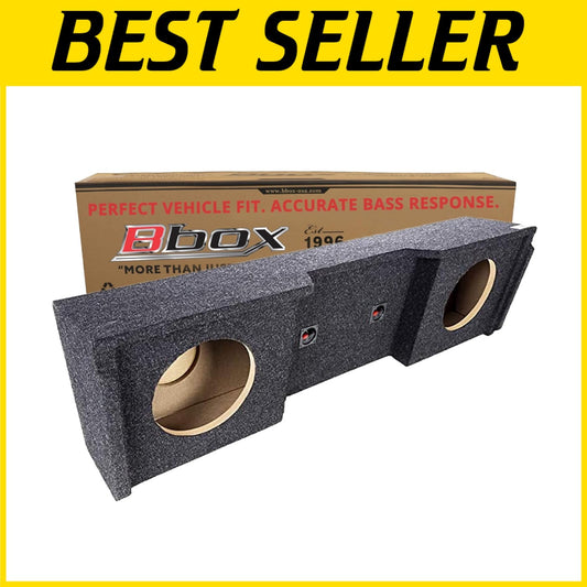 12-Inch Dual Down-Fire Subwoofer Enclosure for Chevy Silverado/Sierra Trucks