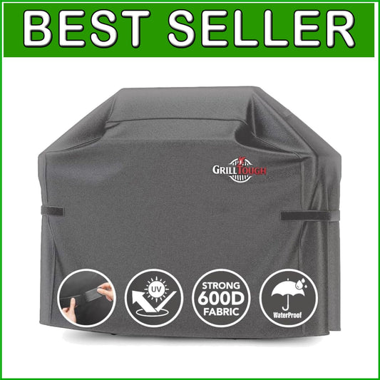 Durable 58-Inch Charcoal Grill Cover – Heavy-Duty, Easy Clean & Secure Straps