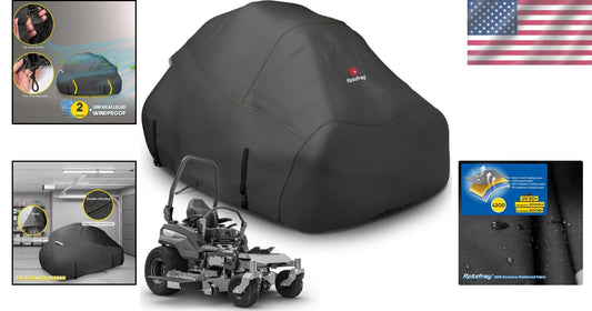 Durable Waterproof Mower Cover with Adjustable Straps - Fits Most 60" Models
