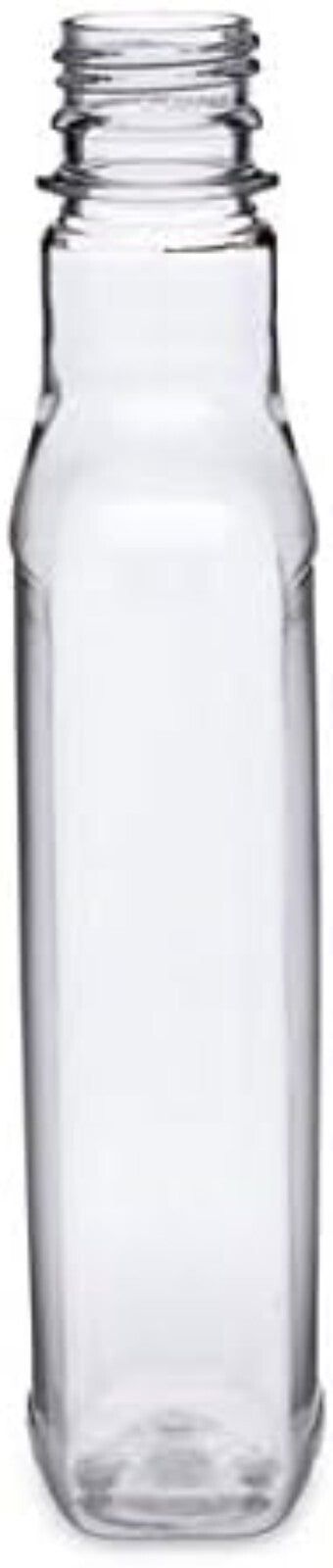 375ml Leak-Proof PET Bottle with Tamper-Evident Cap - 24 Pack Black Lids