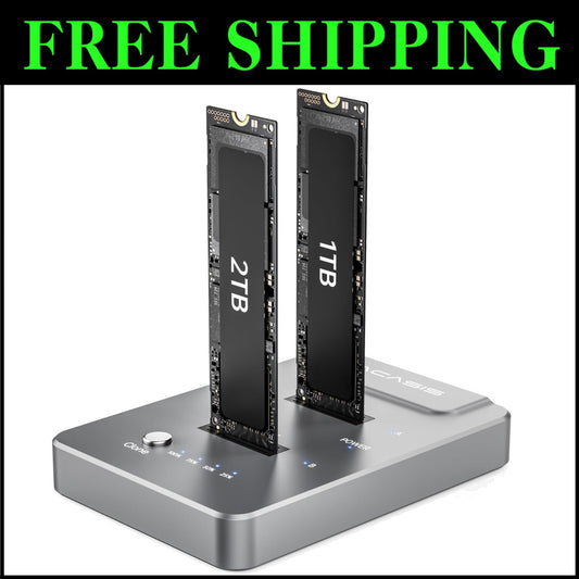 Portable ACASIS M.2 Duplicator - 8TB SSD Cloner with Super Speed Data Transfer