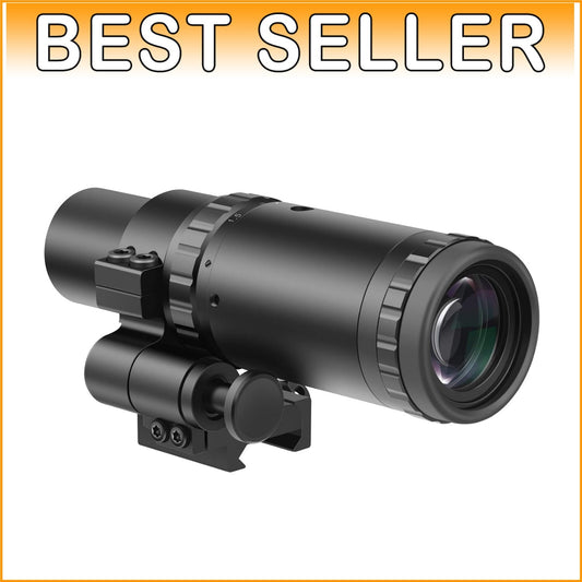 1.5X-5X Red Dot Magnifier with Flip-to-Side Mount for Precision Shooting
