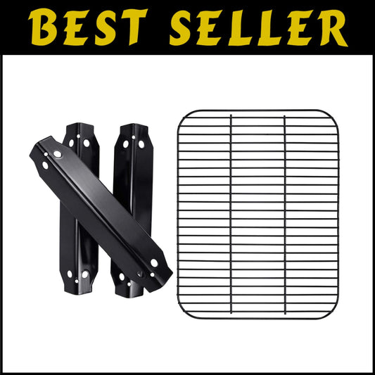Grill Parts Replacement for Dyna-Glo 3 Burner: Heat Shields & Cooking Grate Set