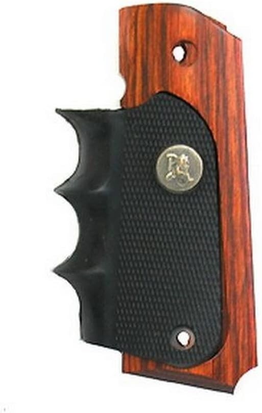 Premium Rosewood Grain Grips for Full-Size 1911 - Improved Handling Control