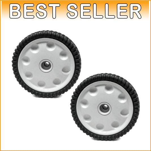 Aftermarket 2 Pcs Front Wheel Set - 8 Inch Compatible with Troy-Bilt Lawn Mowers