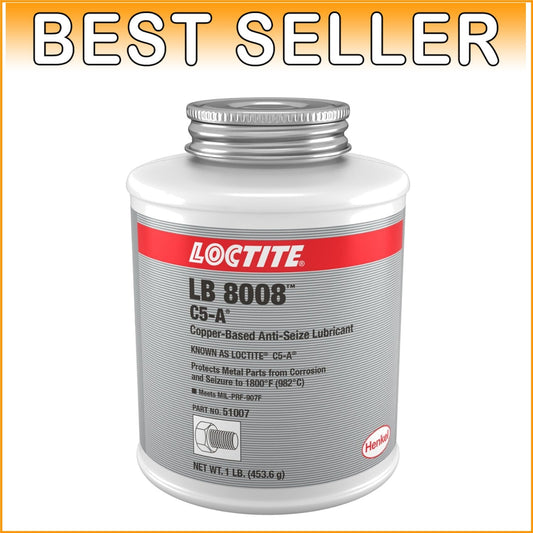 51007 Copper Anti-Seize Lubricant - 1 lb Brush Top for High Temp Performance