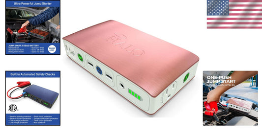 58.8Wh Portable Car Jump Starter with USB Power Bank & AC Outlet - ETL Listed