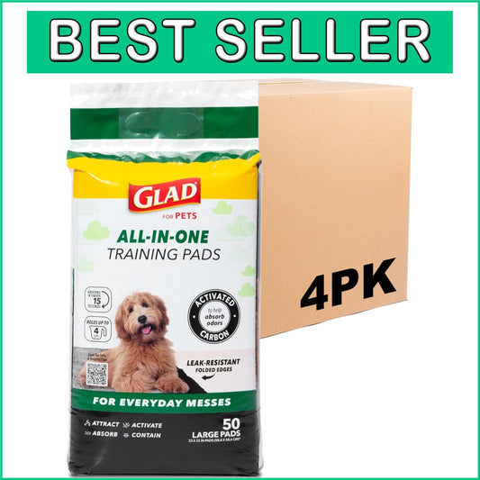 5-Layer Super Absorbent Disposable Dog Pee Pads - 200 Count with Leak Protection