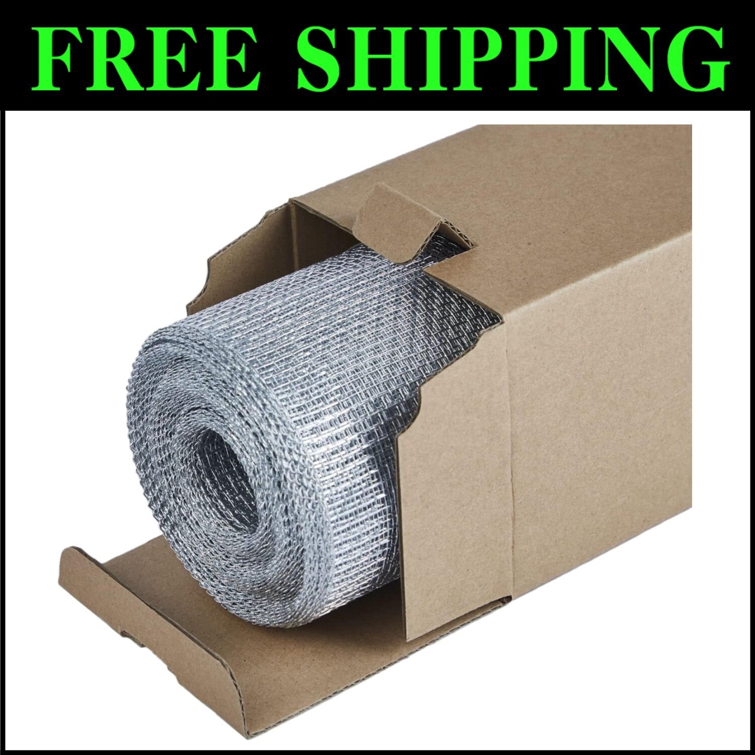 1/8 Inch Galvanized Hardware Cloth Roll 24''x25' - Durable Pest Control Solution