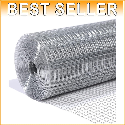 Eco-friendly 24" x 100' Galvanized Mesh with 1/2" Openings - Strong and Reliable