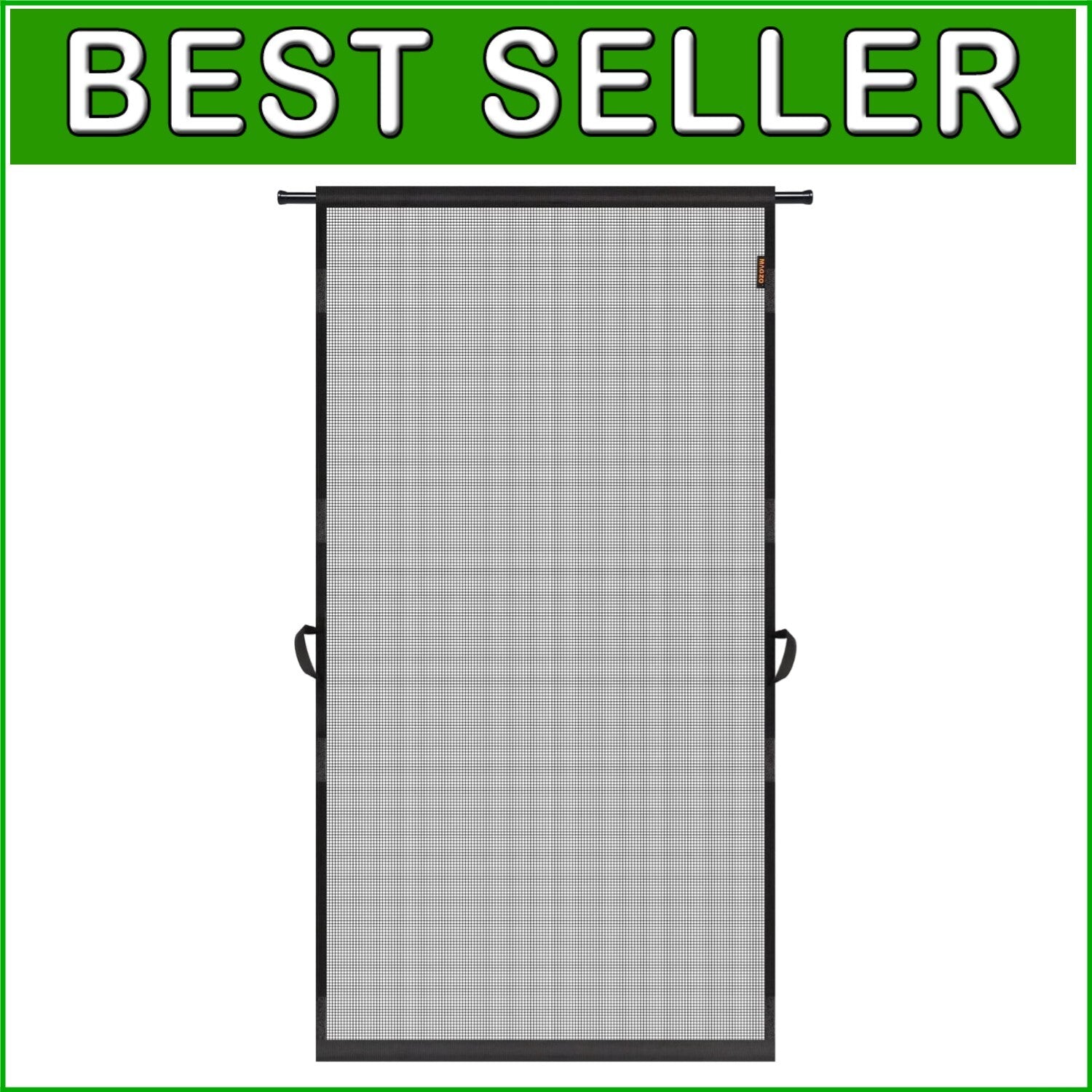 Stylish Heavy-Duty Screen Door 38" x 99" - Convenient Pet Access & Fresh Air