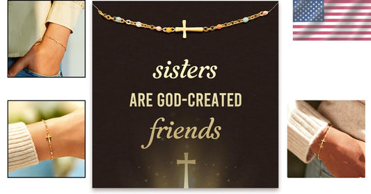 Elegant Sterling Silver & Gold Bracelet - Perfect Gift for Sisters and Moms