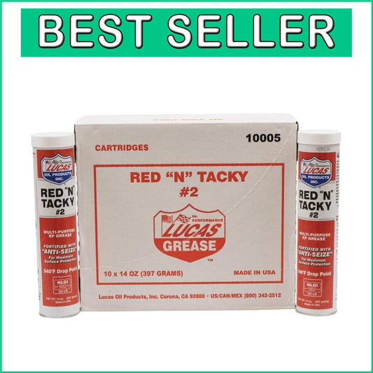 10-Pack Stens Red N Tacky Grease - Ultimate Engine Protection and Performance