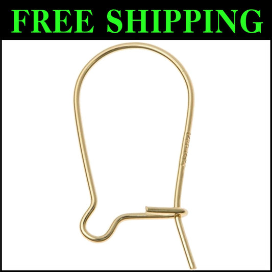 30pcs Gold Plated Sterling Silver Kidney Earring Hooks for Elegant DIY Jewelry