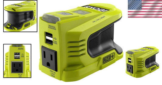 150 Watts Battery Powered Inverter with LED Light for On-the-Go Convenience
