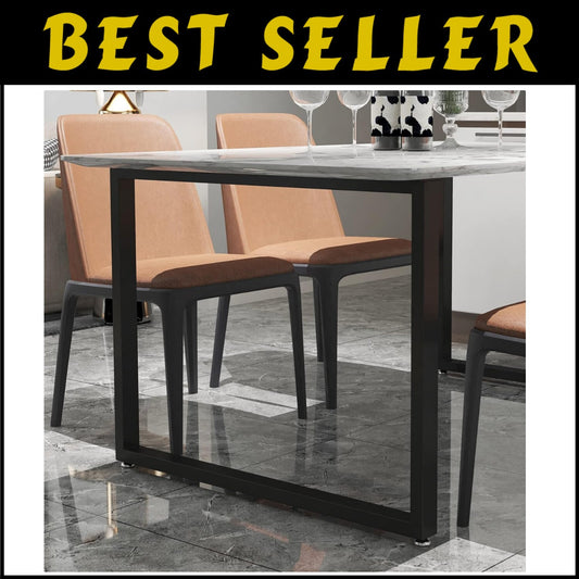 Versatile Heavy-Duty Metal Legs, 28-Inch - Perfect for Dining and Office Tables