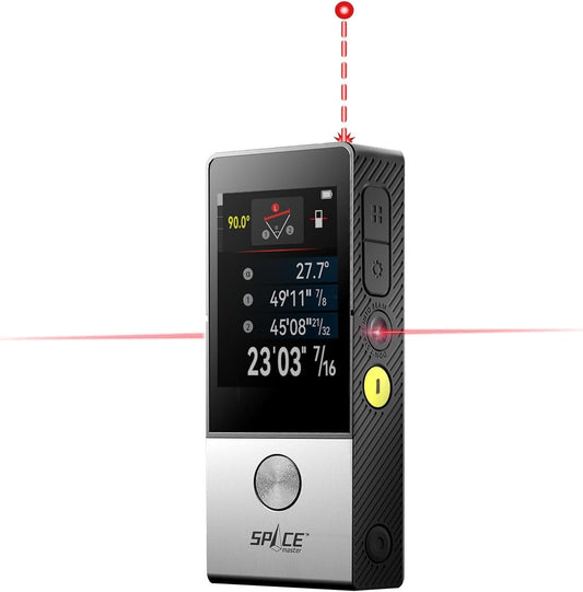 Advanced Laser Measurement Tool with Live Angle Display & App Synchronization
