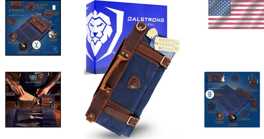 Nomad Knife Wrap Roll - Travel Storage with 13 Pockets for Culinary Adventurers