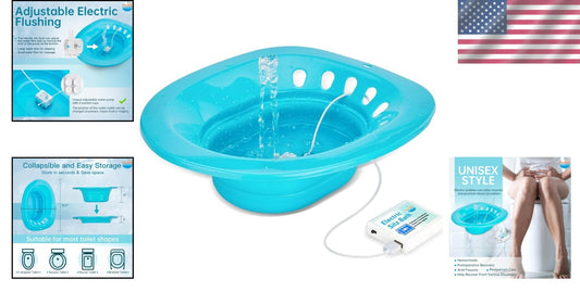 Comfortable Sit Bath for Adult Hygiene - Electric, Foldable, Ideal for Recovery