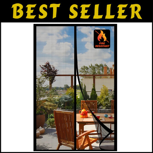 Easy Install 36x80 Inch Magnetic Fiberglass Screen Door – Breeze & Bug-Free