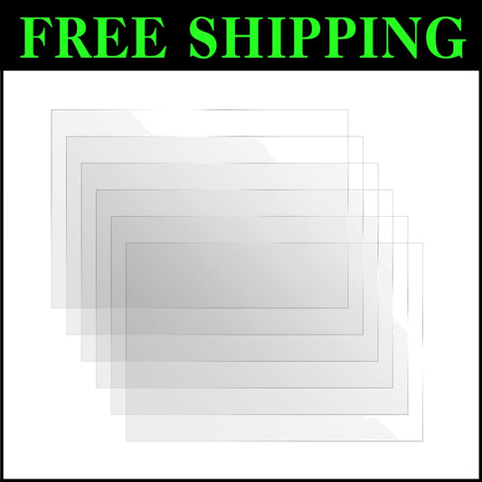 Durable 6PCS FEP Film for ELEGOO Jupiter and Anycubic Photon M3 Max - 380x260mm