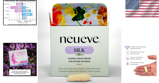 Cruelty-Free Silk Vaginal Moisturizer for Dryness | Hormone-Free Relief for 55+