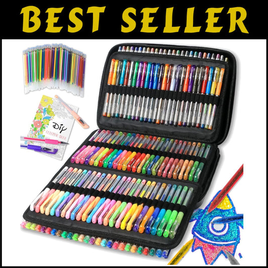 Deluxe 320-Pen Set: 160 Colors for Drawing & Doodling with Metallic and Glitter