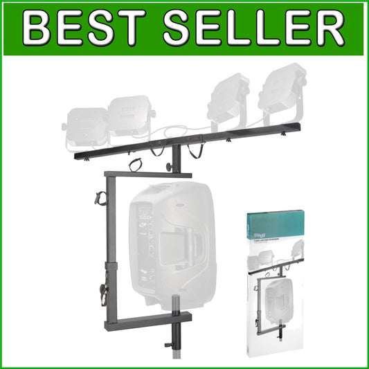 Durable T-Bar Lighting Extension for Secure Speaker Setup - 28.7 in Compatible