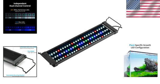 ClassicLED 15W Aquarium Light, High CRI 91 for Freshwater & Saltwater Tanks