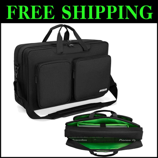 Multi-Layer Padded DJ Controller Gig Bag for Pioneer DDJ-SB2/SB3 - Travel Ready