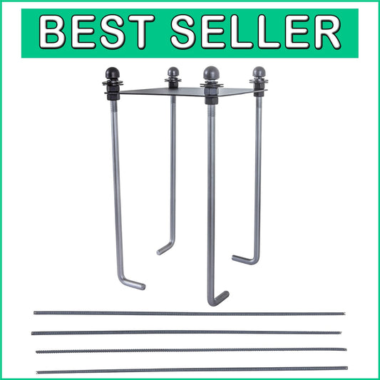 Durable Alloy Steel Basketball Anchor - Installs In-Ground for Maximum Stability