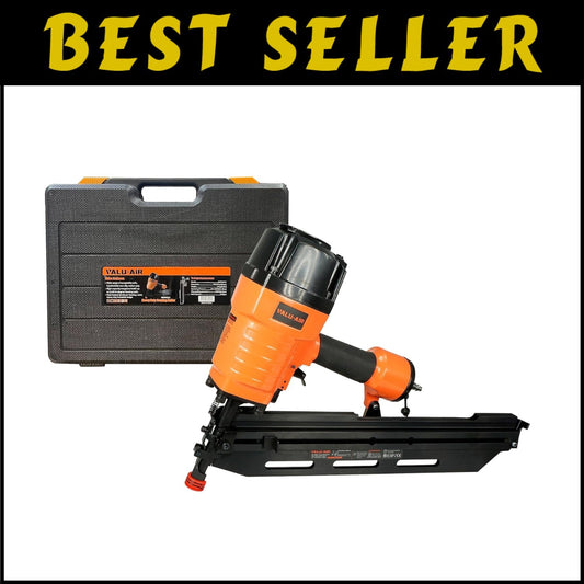Air-Powered Framing Nailer with Interchangeable Trigger - Precision Nailing Tool