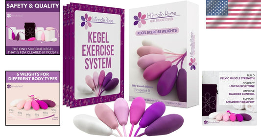 Doctor-Recommended Kegel Weights Training Kit - Pelvic Floor Solution for Women