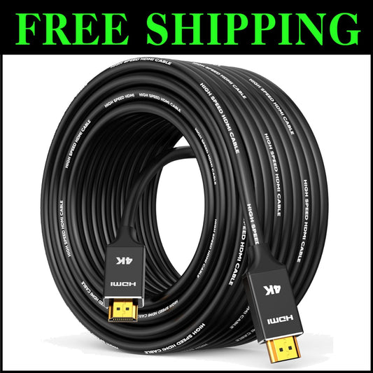 Versatile 150ft HDMI Fiber Optic Cable - Supports 4K@60Hz for Strong Connections