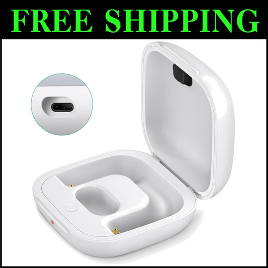 700mAh Bluetooth Charging Case for Powerbeats Pro - Secure Replacement in White
